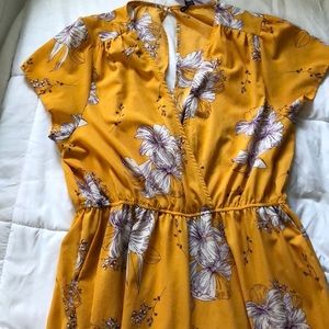 Yellow Romper/Pantsuit